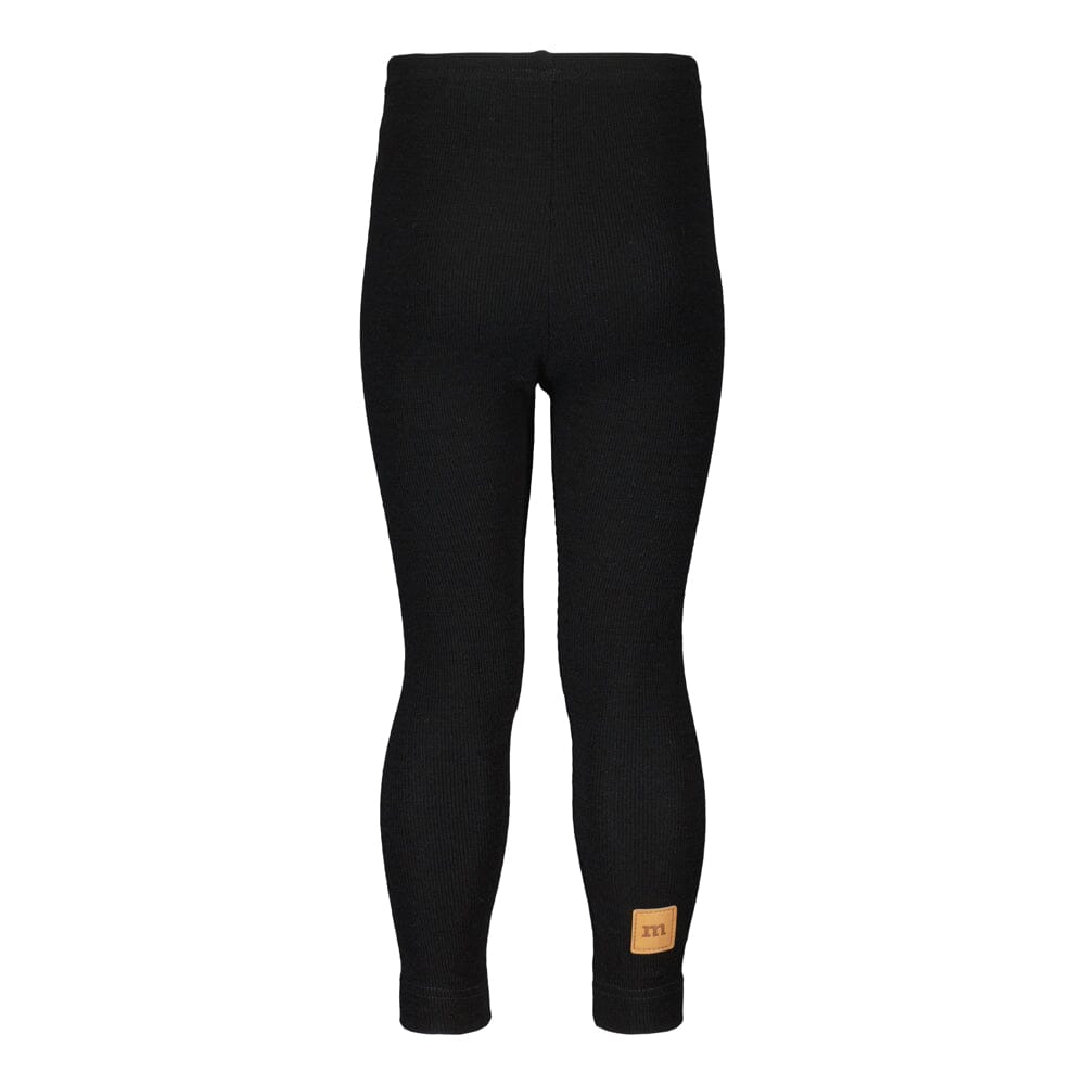 MERINO RIB LEGGINGS | BLACK