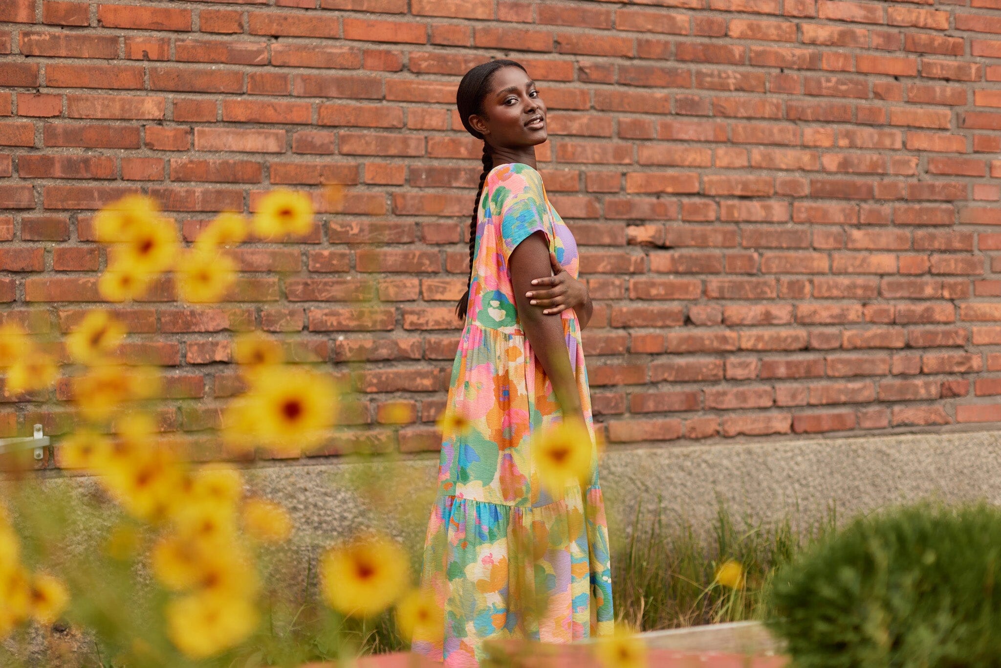 Miracles Tiered Midi Dress -Mekko | Spring Aikuisten mekko C'est La Vie!