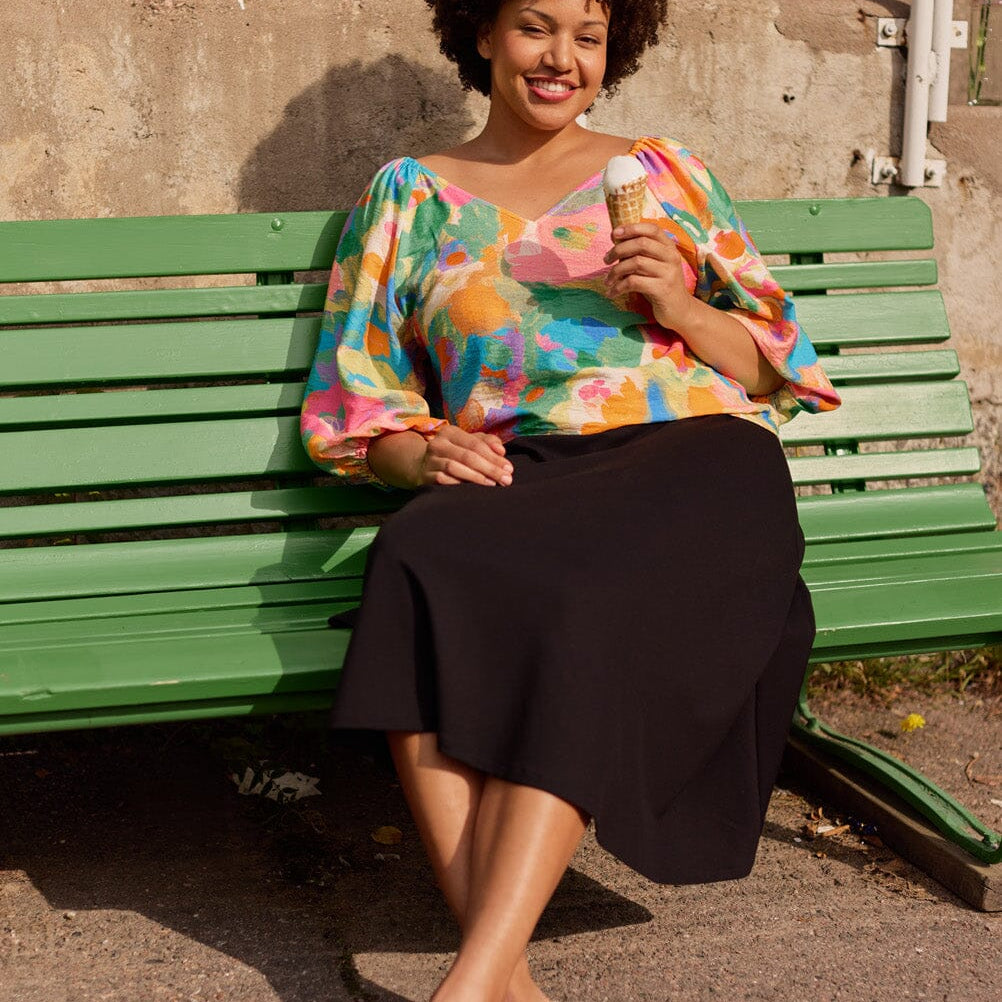 Miracles Volume Sleeve Blouse -Paita | Spring Aikuisten paita C'est La Vie!