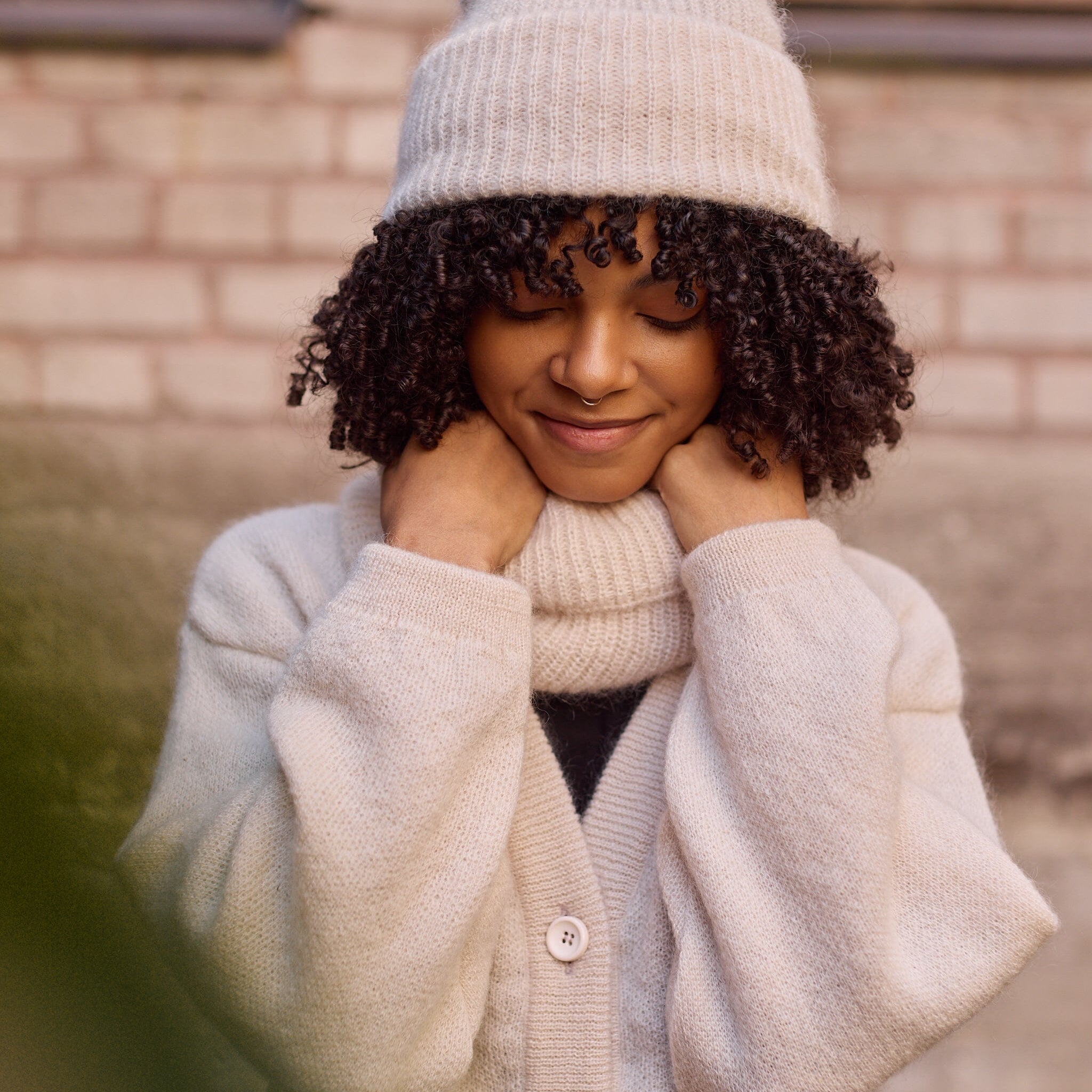 MOHAIR BEANIE -PIPO | VANILLA Aikuisten pipo Secret Places