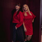 Mohair Short Cardigan -Neuletakki | Ruby Red Aikuisten neuletakki Metsola