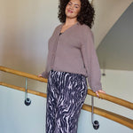 Mohair Short Cardigan -Neuletakki | Tokyo Taupe Aikuisten neuletakki Oh, Oui!