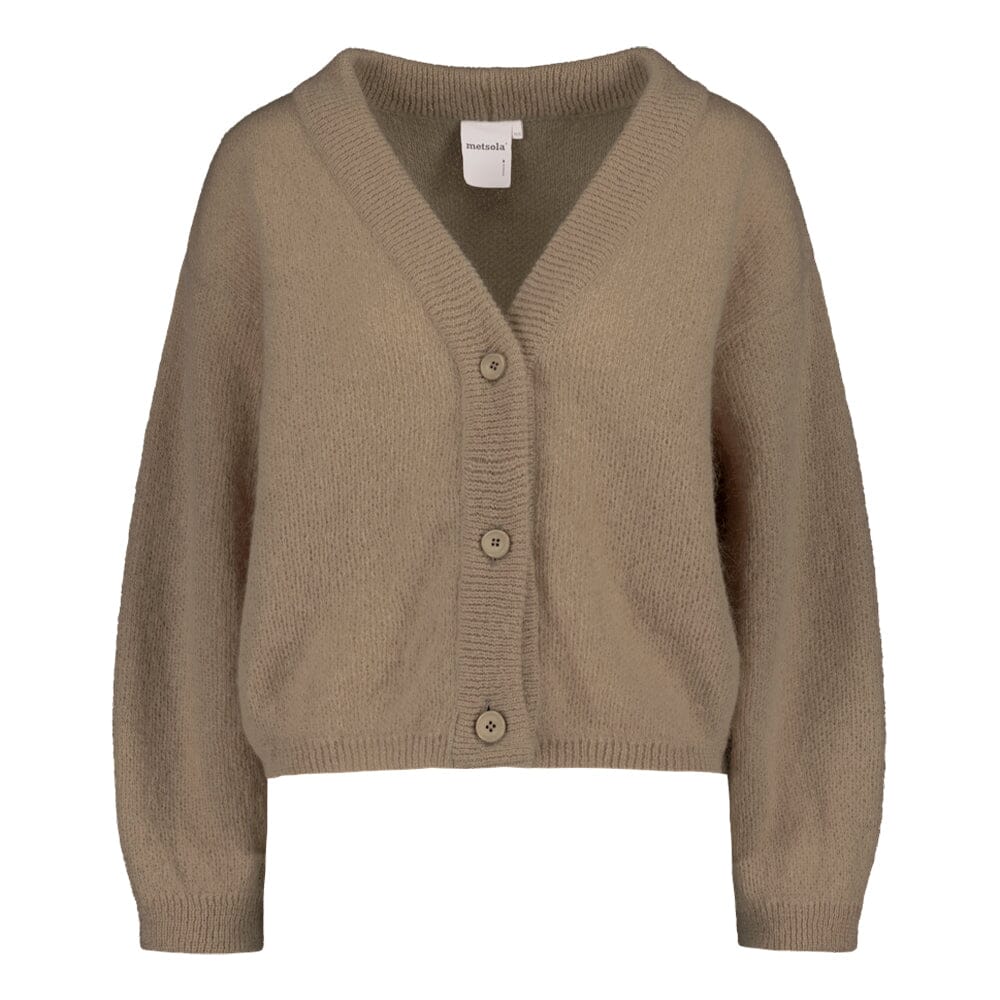 Mohair Short Cardigan | Tokyo Taupe Aikuisten neuletakki Oh, Oui!