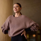 Mohair Sweater -Neuleupaita | Tokyo Taupe Aikuisten neulepaita Oh, Oui!