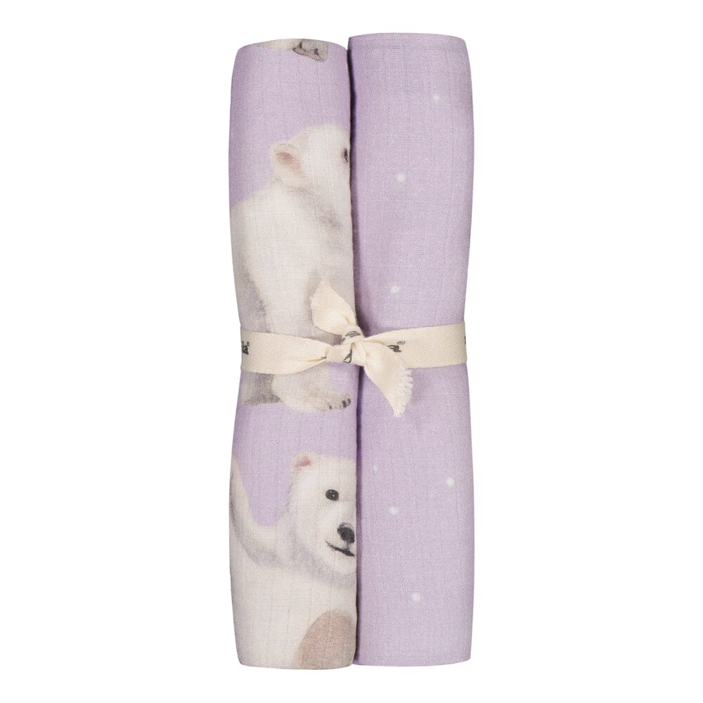 Muslin Cloth Double Pack | Icy Lilac Harso Under the Same Moon Home