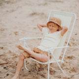 ON THE BEACH MUSLIN BUCKET HAT | SANDY Hattu Beach Party