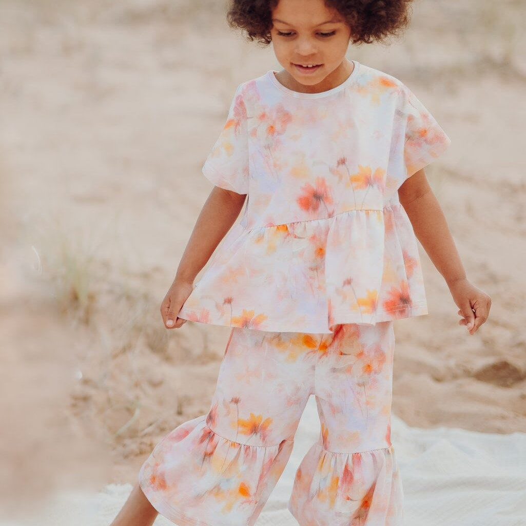 PASTEL DANCE RUFFLE PANTS Housut Beach Party