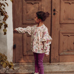 Perfect Day Frill Sweater -Collegepaita | Creamy Pitkähihainen paita Urban Story