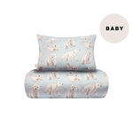 Polar Bears -Pussilakanasetti Baby | Icy Blue Pussilakana Under the Same Moon Home