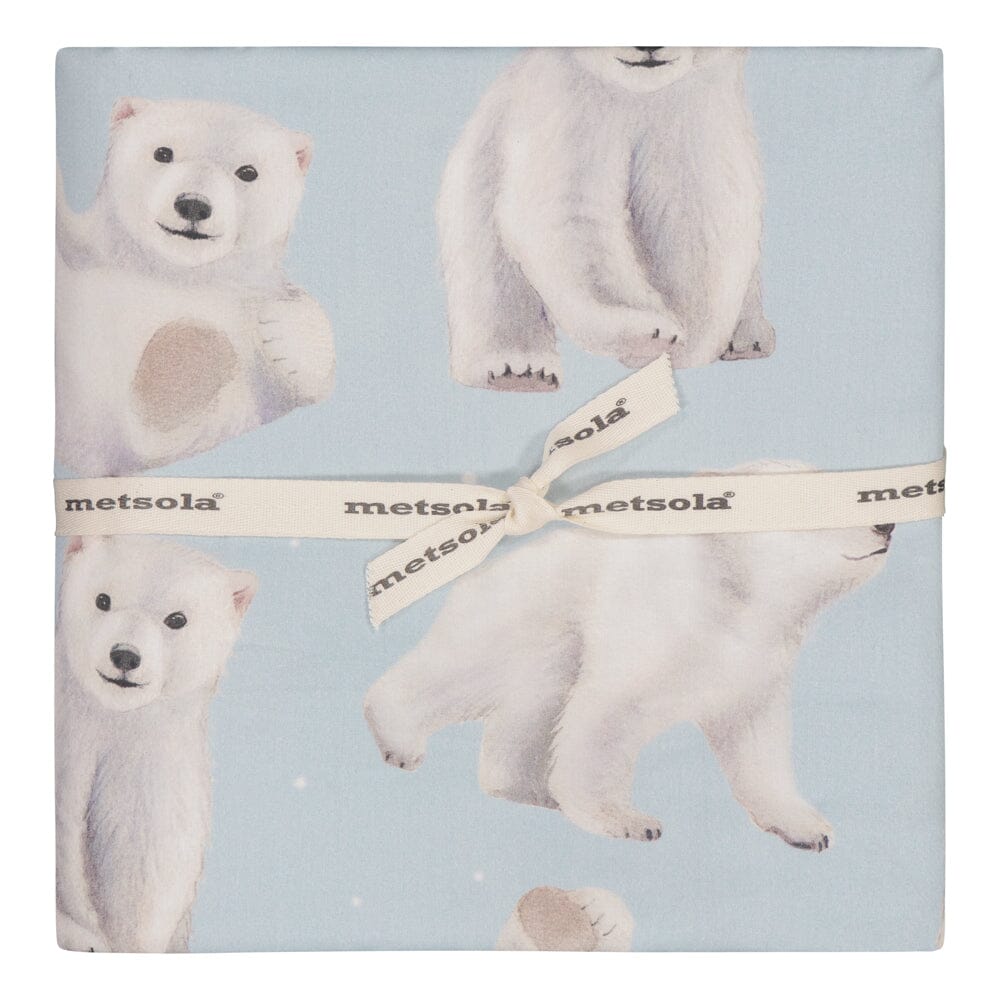 Polar Bears -Pussilakanasetti Baby | Icy Blue Pussilakana Under the Same Moon Home