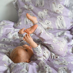 Polar Bears -Pussilakanasetti Baby | Icy Lilac Pussilakana Under the Same Moon Home