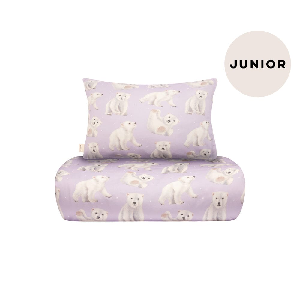 Polar Bears -Pussilakanasetti Junior | Icy Lilac Pussilakana Under the Same Moon Home