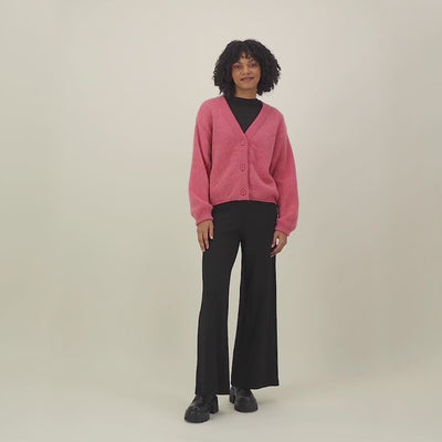 WIDE LEG TROUSERS | BLACK