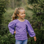 Puff Sleeve Shirt -Paita | Licorice Pitkähihainen paita True Campers