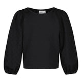 Puff Sleeve Shirt -Paita | Licorice Pitkähihainen paita True Campers