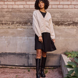 PUFF SLEEVE TUNIC -TUNIKA | BLACK Aikuisten mekko Secret Places
