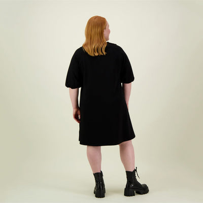 PUFF SLEEVE TUNIKAMEKKO | BLACK Secret Places