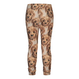 Puppy Leggings | Light Stormy Housut You Make Me Happy