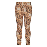 Puppy Leggings | Light Stormy Housut You Make Me Happy