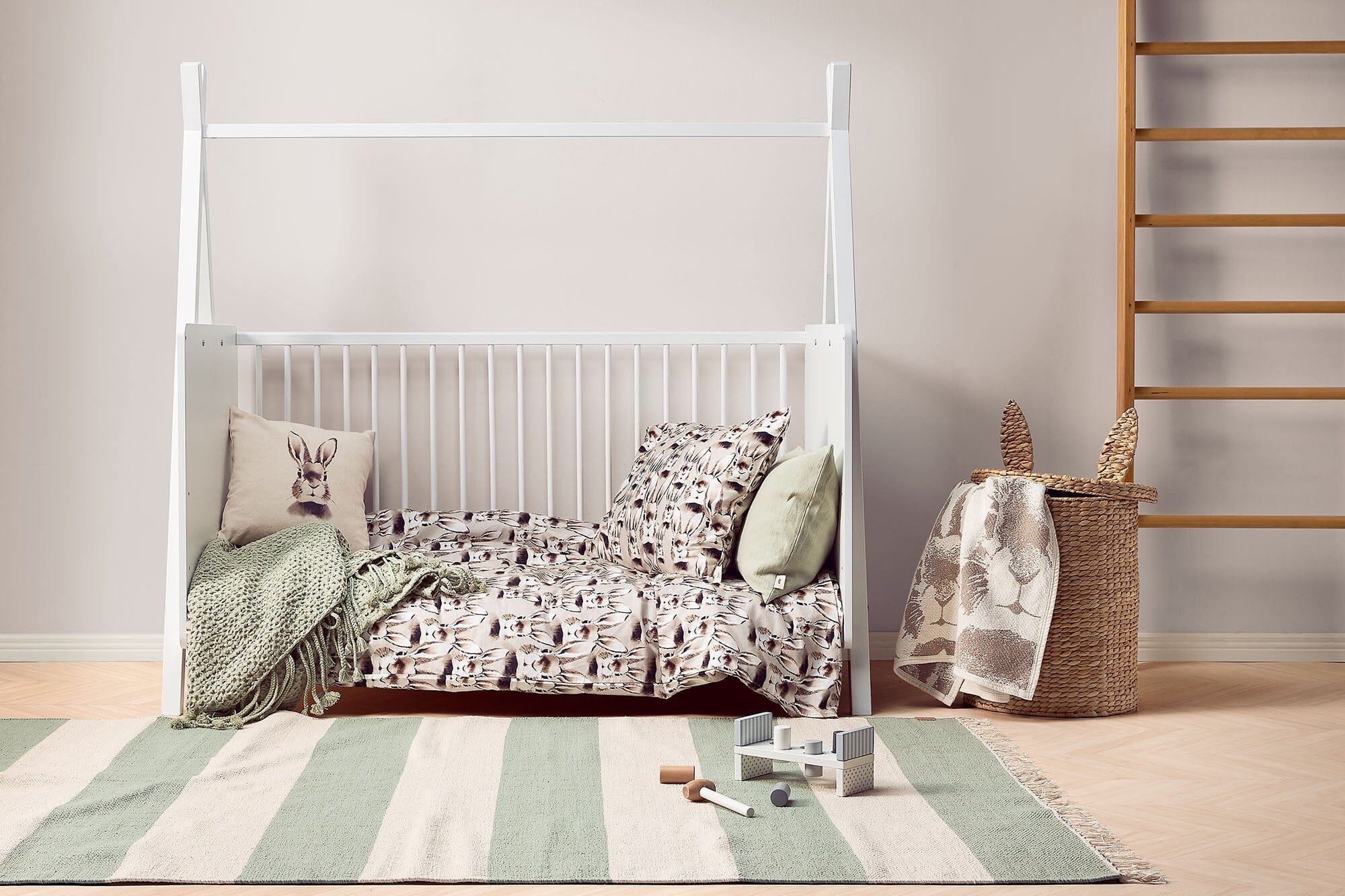 Pupunen-torkkupeitto 70x100cm beige/natu Anno