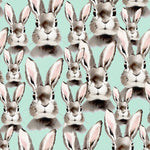 Rib 2X2 Bunny Ocean 1M Kangas Kangaskarkelot