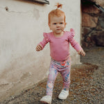 Rib Frilla Body Ls | Frosty Pink Body Winter Wonders