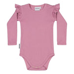 Rib Frilla Body Ls | Frosty Pink Body Winter Wonders