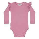 Rib Frilla Body Ls | Frosty Pink Body Winter Wonders