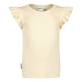 RIB FRILLA SHIRT | VANILLA Paita Beach Party