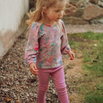 Rib Leggings | Frosty Pink Housut Winter Wonders