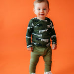 RIB LEGGINGS | PISTACHIO Housut Happy Heroes