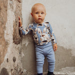 Rib -Leggingsit | Frosty Blue Housut Winter Wonders