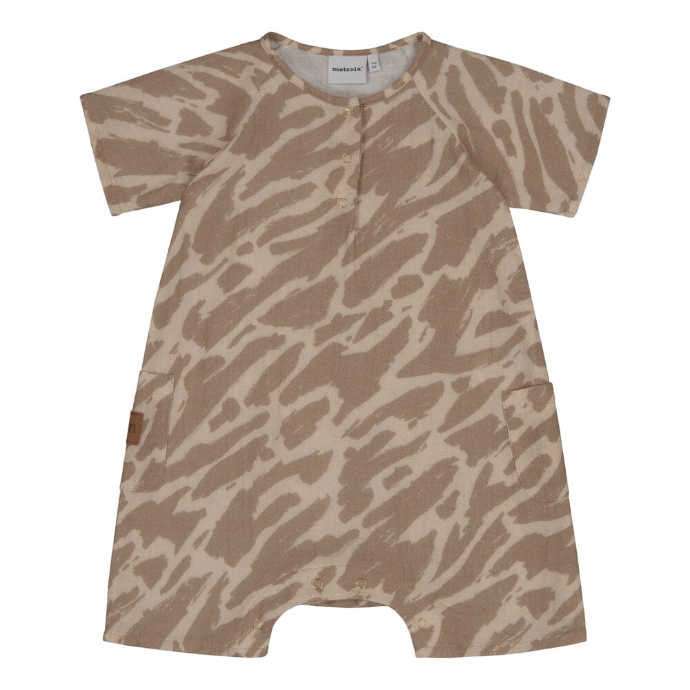 Safari Muslin -Romper | Nougat Haalari/Jumpsuit Dancing In The Sunshine
