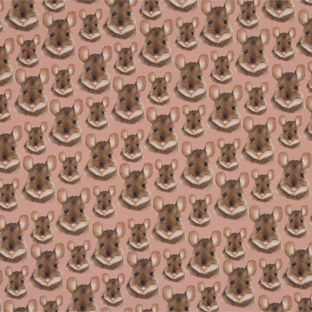 SINGLE JERSEY MOUSE 1M, ROSE Kangas Kangaskarkelot