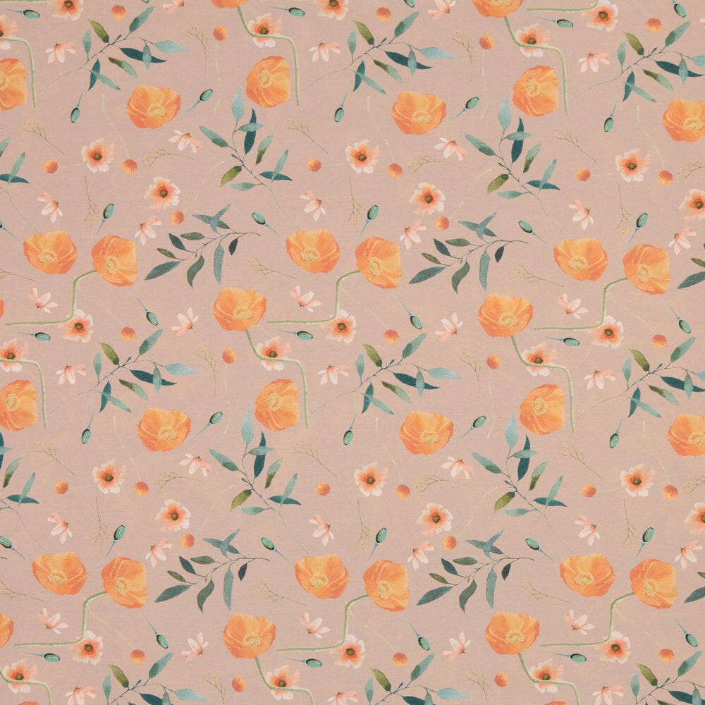 SINGLE JERSEY SWEETIE 1M, SAND Kangas Kangaskarkelot