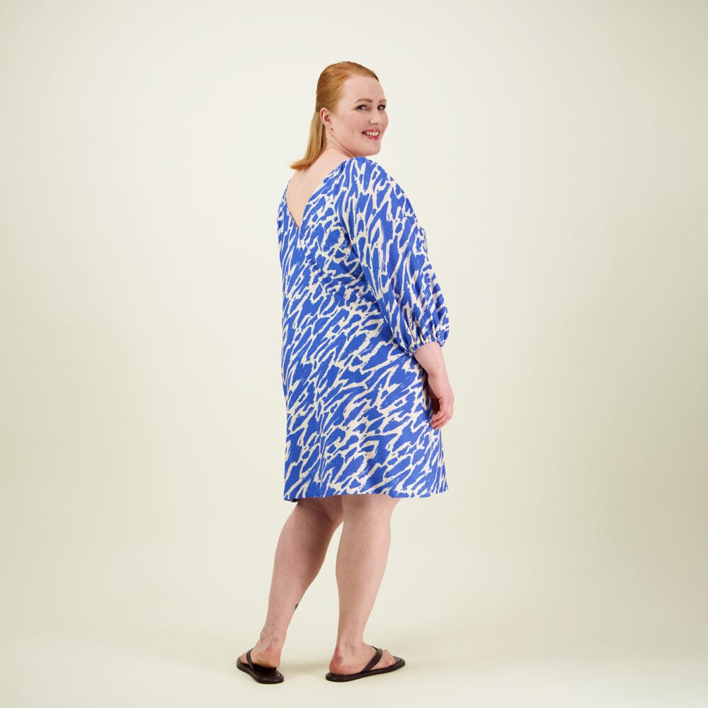 Sophy Volume Sleeve Tunic Dress -Mekko | Electric Aikuisten mekko C'est La Vie!