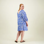 Sophy Volume Sleeve Tunic Dress -Mekko | Electric Aikuisten mekko C'est La Vie!