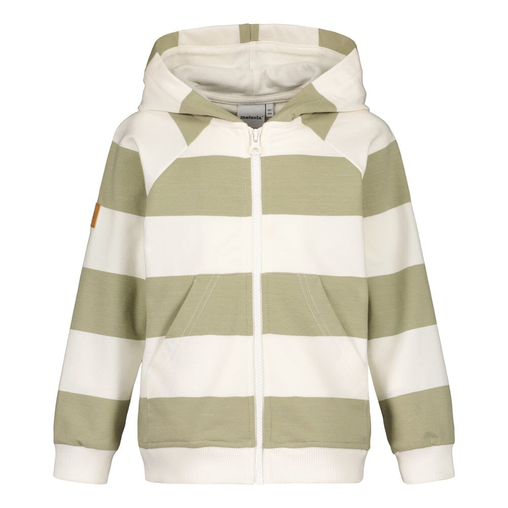 STRIPED POCKET HOODIE | MILKY PEAR - VANILLA Paita Wonders of Life