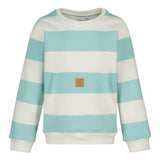 STRIPED POCKET SWEATER -COLLEGEPAITA | OCEAN/VANILLA Paita My Happy Place