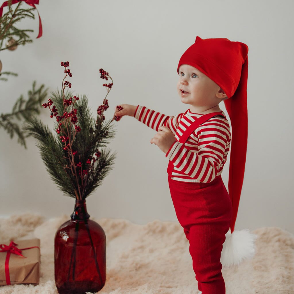 Striped Rib -Body | Poppy / Vanilla Body Metsola