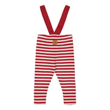 Striped Rib Brace Pants -Henkselihousut | Poppy / Vanilla Housut Metsola