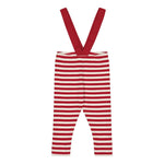 Striped Rib Brace Pants -Henkselihousut | Poppy / Vanilla Housut Metsola