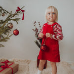Striped Rib -Paita | Poppy / Vanilla Pitkähihainen paita Metsola