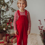 Striped Rib -Paita | Poppy / Vanilla Pitkähihainen paita Metsola