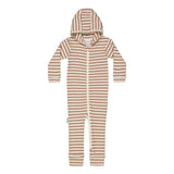STRIPED RIB PLAYSUIT | MUDDY BOOTS/CREAMY Jumpsuit Made of Dreams