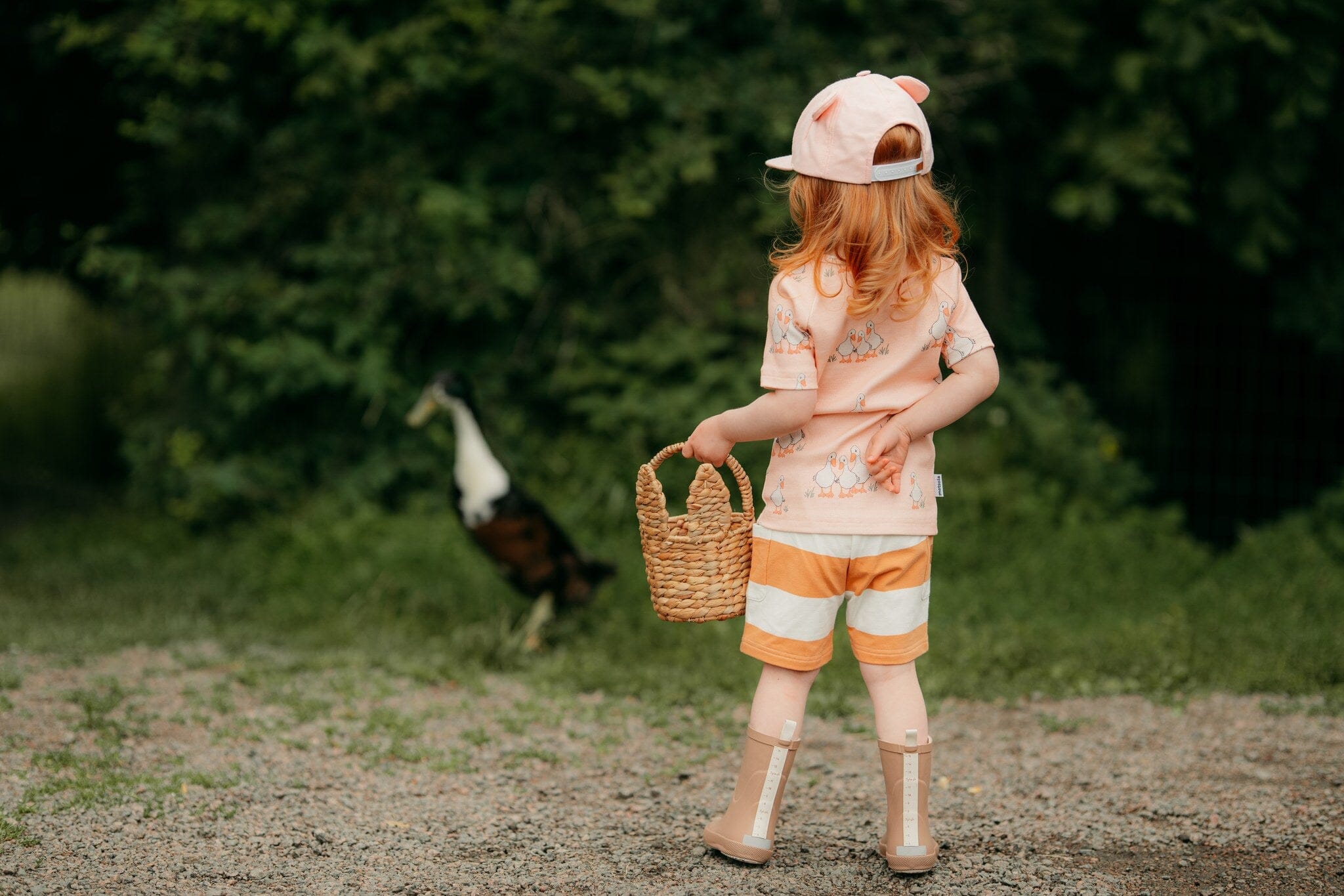 SUMMER CAP WITH EARS -LIPPALAKKI | MILKY PEACH Lippalakki Wonders of Life