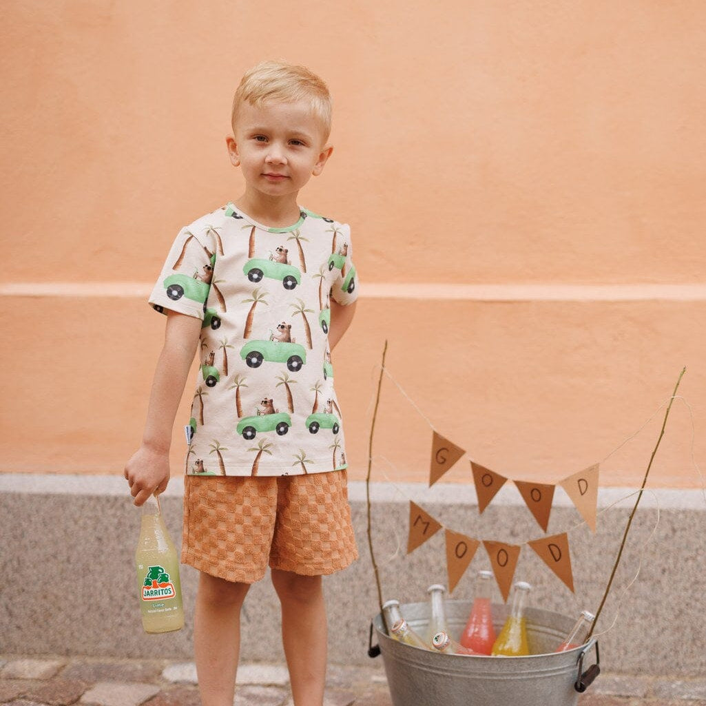 Sunday Cruiser -T-Paita | Light Sand Lyhythihainen paita Weekend Vibes