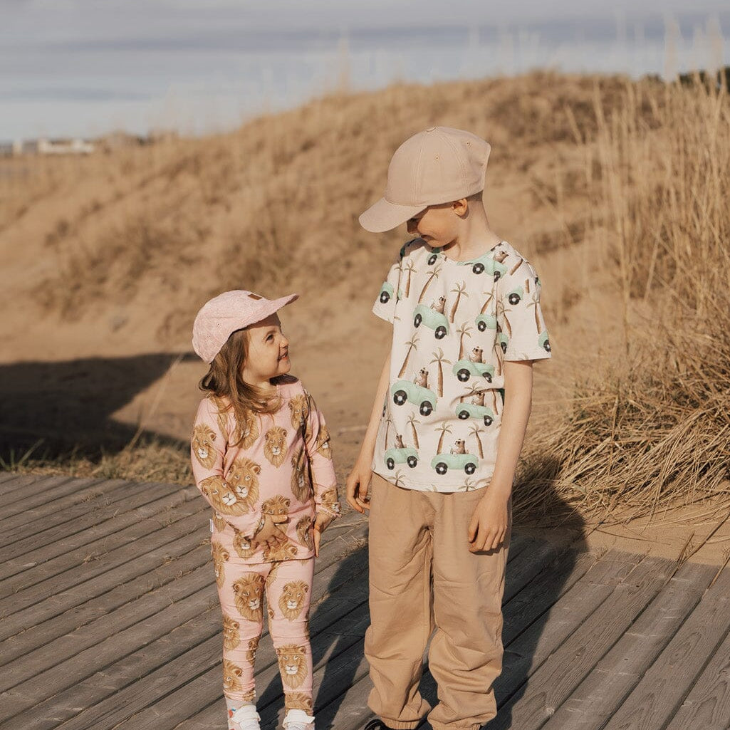 Sunday Cruiser -T-Paita | Light Sand Lyhythihainen paita Weekend Vibes
