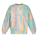 Sunset Puff Sleeve Sweater -Collegepaita | Mintie Pitkähihainen paita Circus of My Life