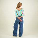 Sunset Volume Sleeve Blouse -Paita Aikuisten mekko More Love